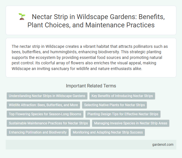 Nectar Strip in Wildscape Gardens: Benefits, Plant Choices, and Maintenance Practices
