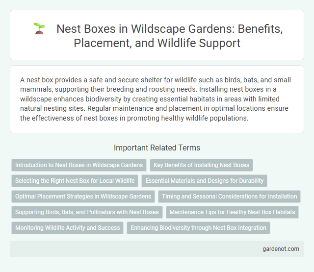 Nest Boxes in Wildscape Gardens: Benefits, Placement, and Wildlife Support