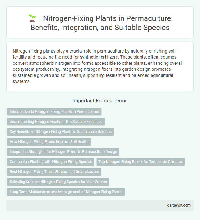 Nitrogen-Fixing Plants in Permaculture: Benefits, Integration, and Suitable Species