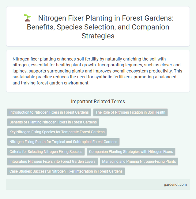 Nitrogen Fixer Planting in Forest Gardens: Benefits, Species Selection, and Companion Strategies