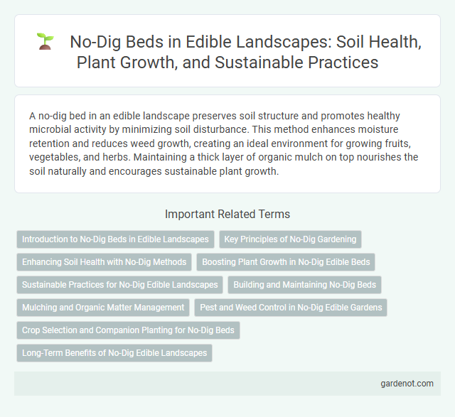 No-Dig Beds in Edible Landscapes: Soil Health, Plant Growth, and Sustainable Practices