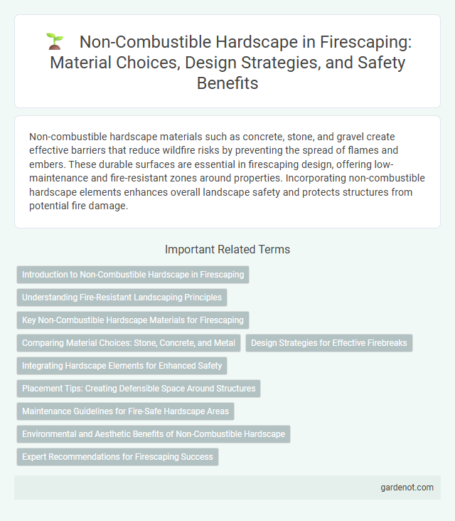 Non-Combustible Hardscape in Firescaping: Material Choices, Design Strategies, and Safety Benefits
