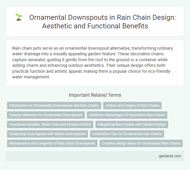 Ornamental Downspouts in Rain Chain Design: Aesthetic and Functional Benefits