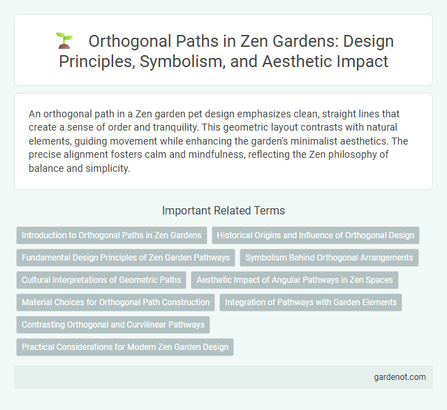 Orthogonal Paths in Zen Gardens: Design Principles, Symbolism, and Aesthetic Impact