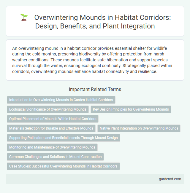 Overwintering Mounds in Habitat Corridors: Design, Benefits, and Plant Integration