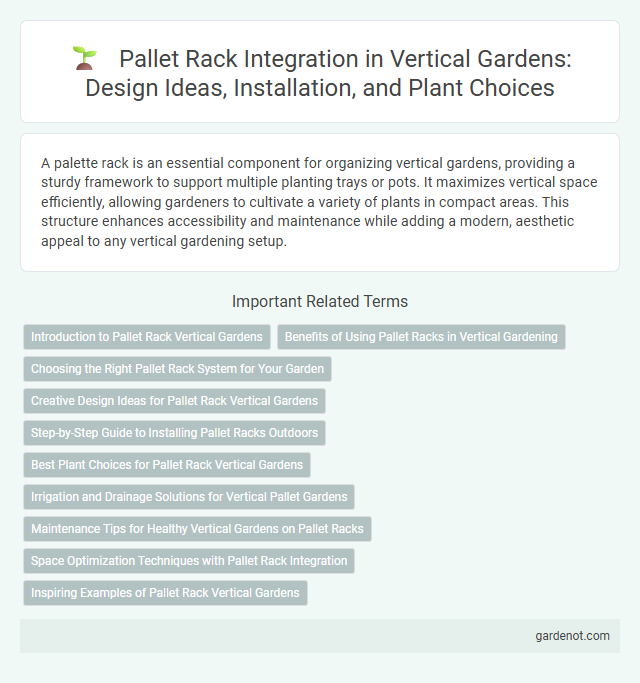 Pallet Rack Integration in Vertical Gardens: Design Ideas, Installation, and Plant Choices