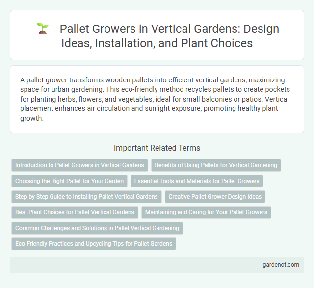 Pallet Growers in Vertical Gardens: Design Ideas, Installation, and Plant Choices