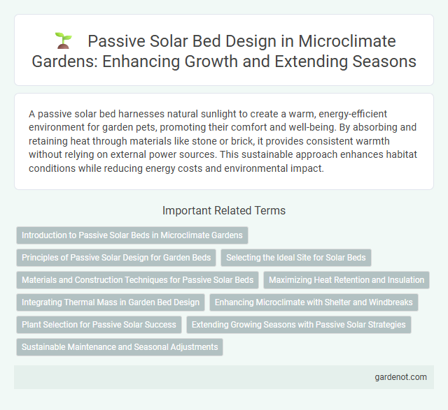 Passive Solar Bed Design in Microclimate Gardens: Enhancing Growth and Extending Seasons