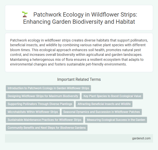 Patchwork Ecology in Wildflower Strips: Enhancing Garden Biodiversity and Habitat