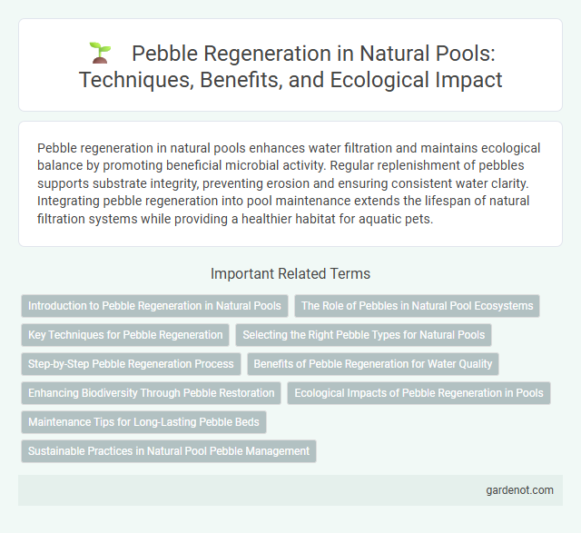 Pebble Regeneration in Natural Pools: Techniques, Benefits, and Ecological Impact