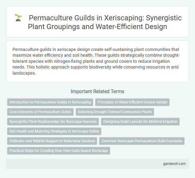 Permaculture Guilds in Xeriscaping: Synergistic Plant Groupings and Water-Efficient Design