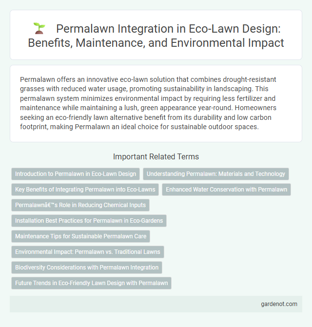Permalawn Integration in Eco-Lawn Design: Benefits, Maintenance, and Environmental Impact