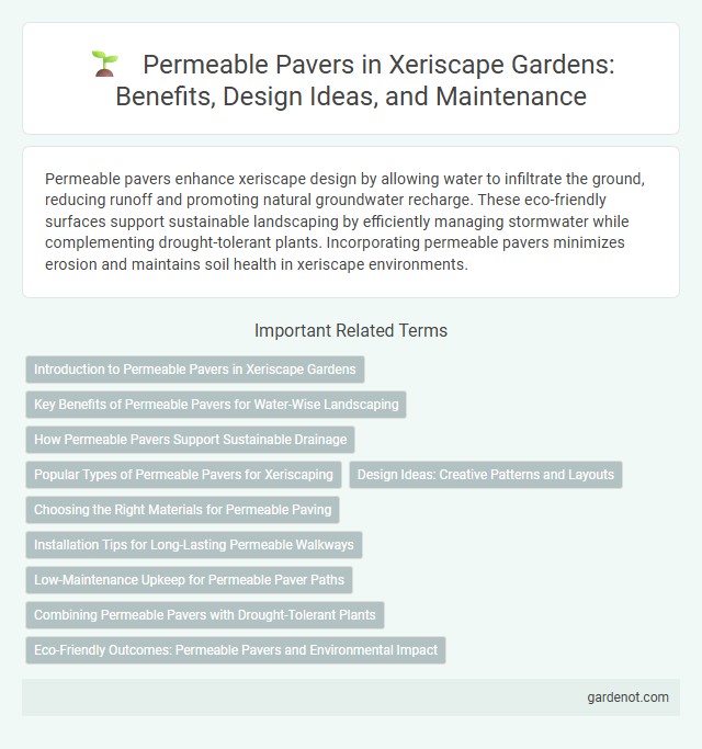 Permeable Pavers in Xeriscape Gardens: Benefits, Design Ideas, and Maintenance