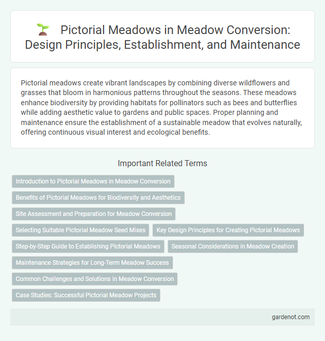 Pictorial Meadows in Meadow Conversion: Design Principles, Establishment, and Maintenance
