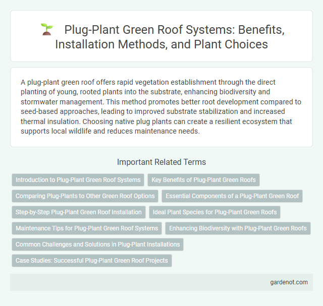 Plug-Plant Green Roof Systems: Benefits, Installation Methods, and Plant Choices