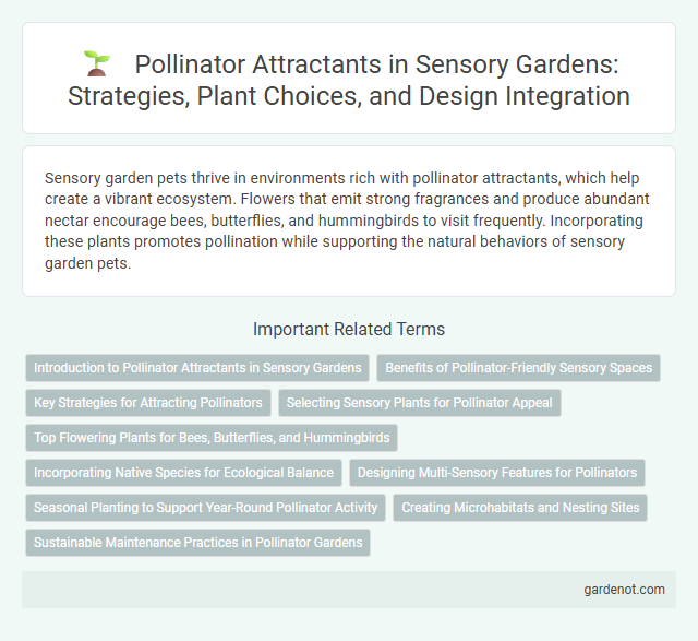 Pollinator Attractants in Sensory Gardens: Strategies, Plant Choices, and Design Integration