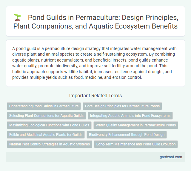 Pond Guilds in Permaculture: Design Principles, Plant Companions, and Aquatic Ecosystem Benefits