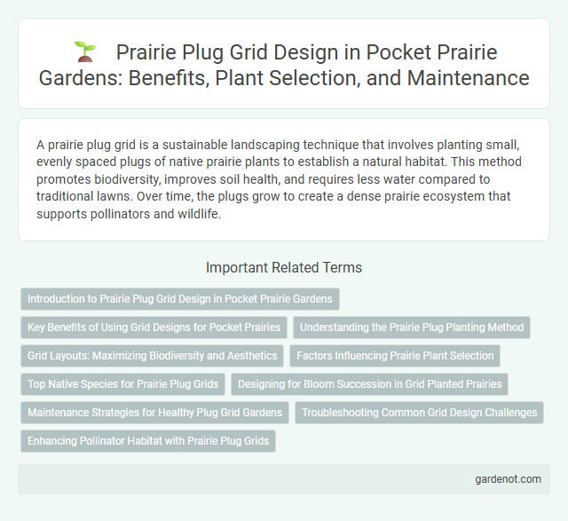 Prairie Plug Grid Design in Pocket Prairie Gardens: Benefits, Plant Selection, and Maintenance