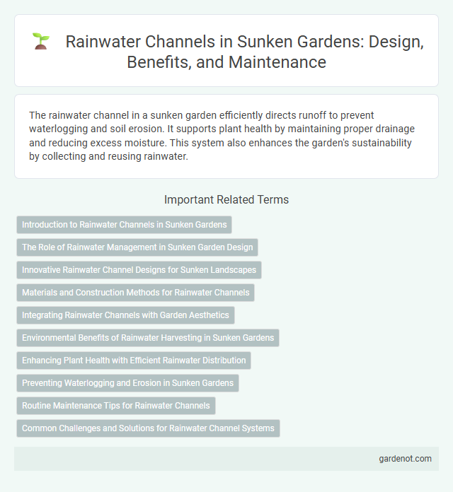 Rainwater Channels in Sunken Gardens: Design, Benefits, and Maintenance