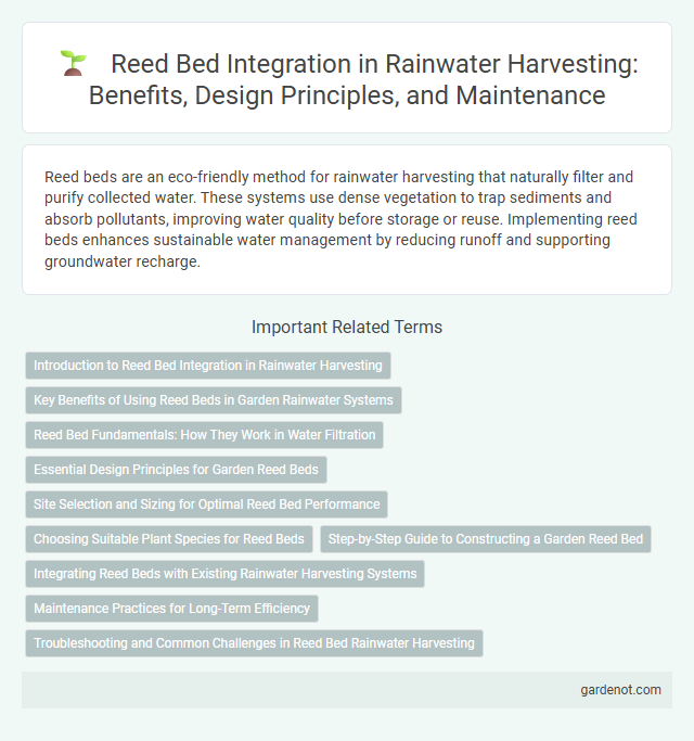Reed Bed Integration in Rainwater Harvesting: Benefits, Design Principles, and Maintenance