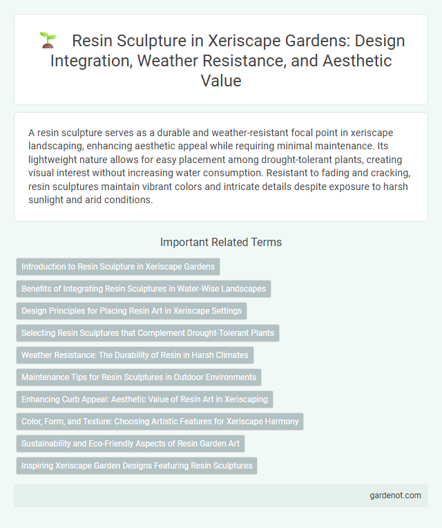 Resin Sculpture in Xeriscape Gardens: Design Integration, Weather Resistance, and Aesthetic Value