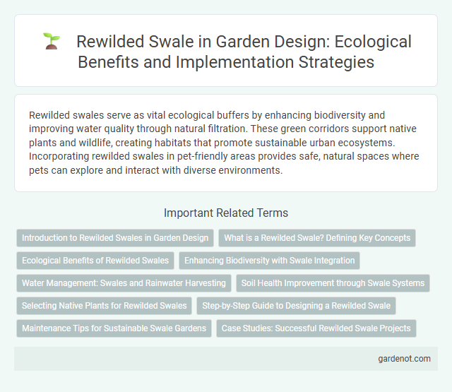 Rewilded Swale in Garden Design: Ecological Benefits and Implementation Strategies