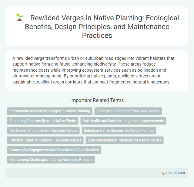 Rewilded Verges in Native Planting: Ecological Benefits, Design Principles, and Maintenance Practices