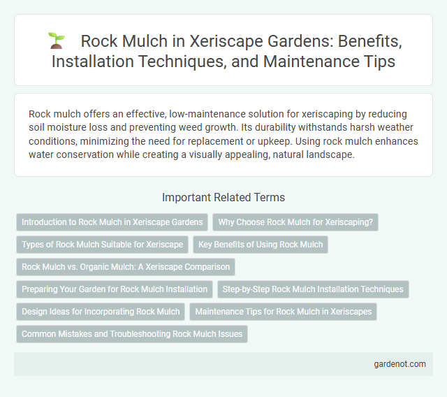 Rock Mulch in Xeriscape Gardens: Benefits, Installation Techniques, and Maintenance Tips
