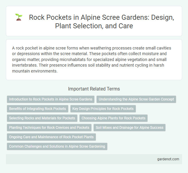 Rock Pockets in Alpine Scree Gardens: Design, Plant Selection, and Care