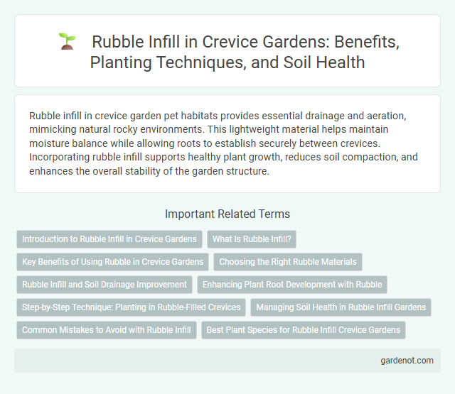 Rubble Infill in Crevice Gardens: Benefits, Planting Techniques, and Soil Health