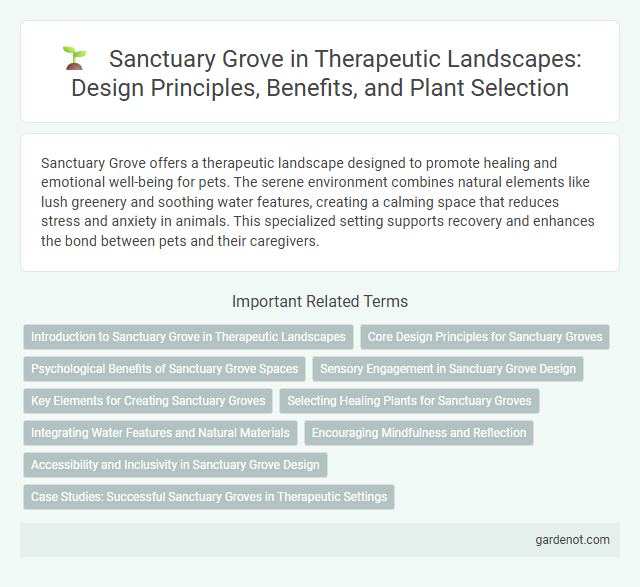 Sanctuary Grove in Therapeutic Landscapes: Design Principles, Benefits, and Plant Selection