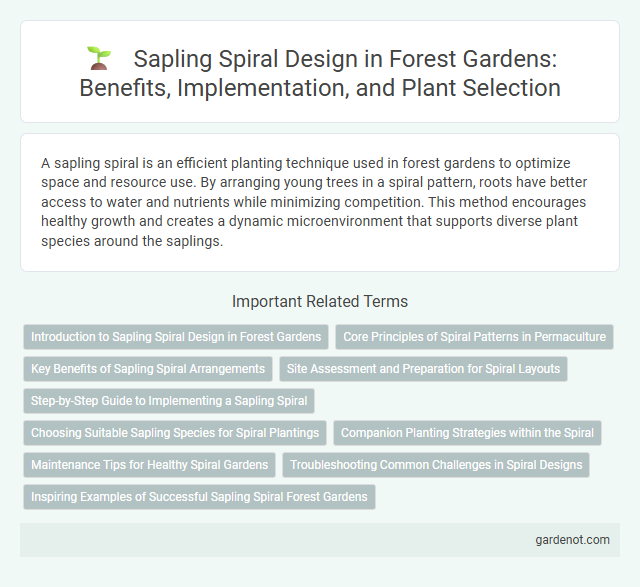 Sapling Spiral Design in Forest Gardens: Benefits, Implementation, and Plant Selection