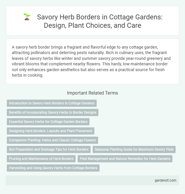 Savory Herb Borders in Cottage Gardens: Design, Plant Choices, and Care