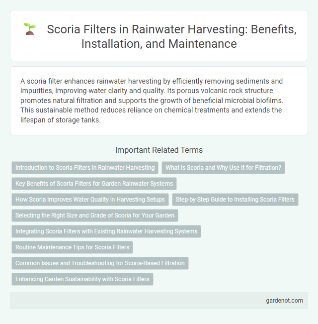 Scoria Filters in Rainwater Harvesting: Benefits, Installation, and Maintenance