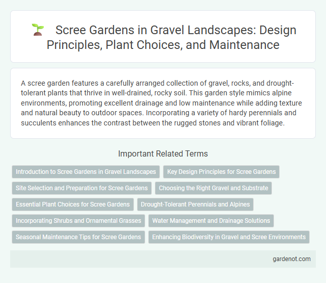 Scree Gardens in Gravel Landscapes: Design Principles, Plant Choices, and Maintenance