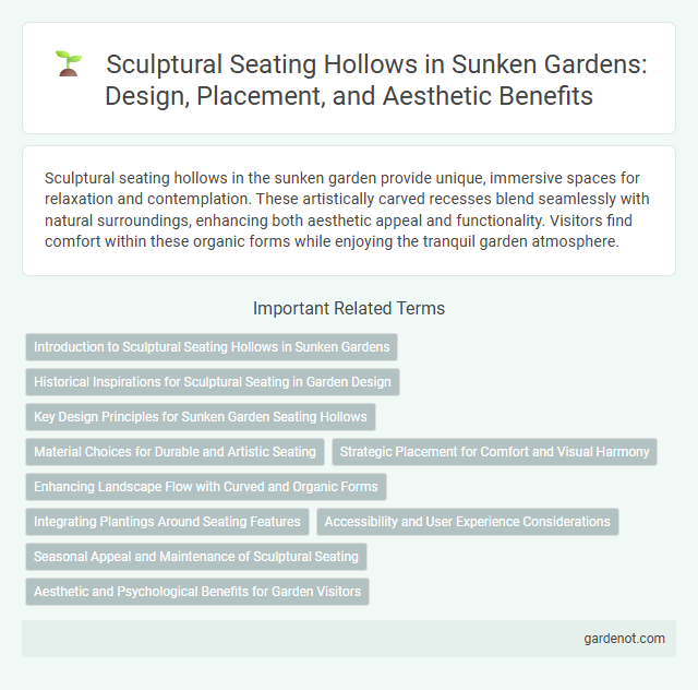 Sculptural Seating Hollows in Sunken Gardens: Design, Placement, and Aesthetic Benefits