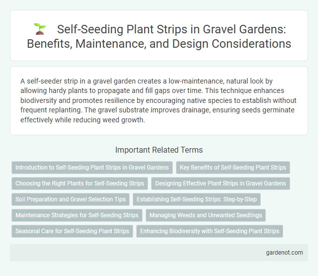 Self-Seeding Plant Strips in Gravel Gardens: Benefits, Maintenance, and Design Considerations