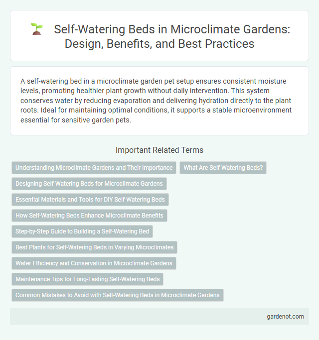 Self-Watering Beds in Microclimate Gardens: Design, Benefits, and Best Practices