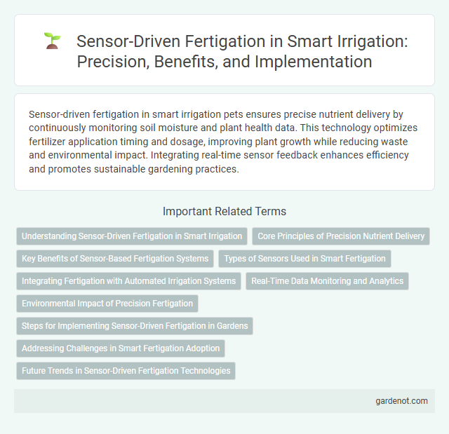 Sensor-Driven Fertigation in Smart Irrigation: Precision, Benefits, and Implementation