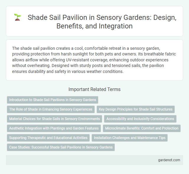 Shade Sail Pavilion in Sensory Gardens: Design, Benefits, and Integration