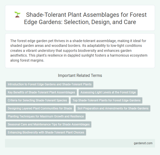Shade-Tolerant Plant Assemblages for Forest Edge Gardens: Selection, Design, and Care