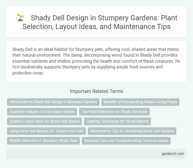 Shady Dell Design in Stumpery Gardens: Plant Selection, Layout Ideas, and Maintenance Tips