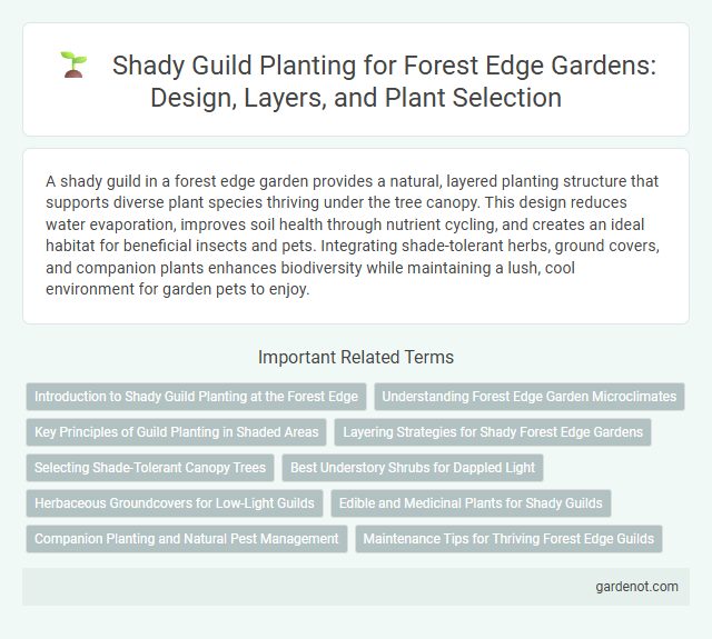Shady Guild Planting for Forest Edge Gardens: Design, Layers, and Plant Selection