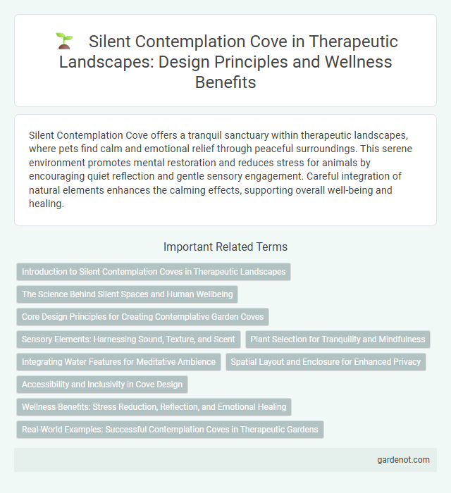 Silent Contemplation Cove in Therapeutic Landscapes: Design Principles and Wellness Benefits