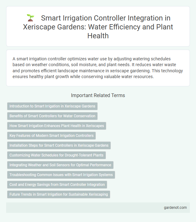 Smart Irrigation Controller Integration in Xeriscape Gardens: Water Efficiency and Plant Health