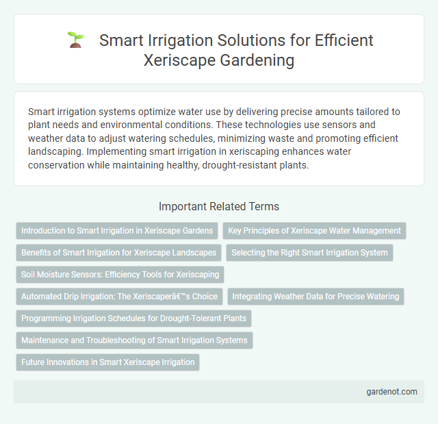 Smart Irrigation Solutions for Efficient Xeriscape Gardening