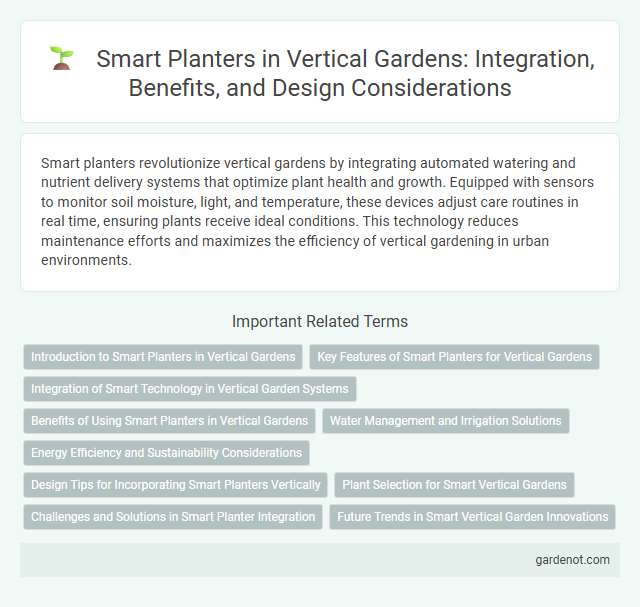 Smart Planters in Vertical Gardens: Integration, Benefits, and Design Considerations