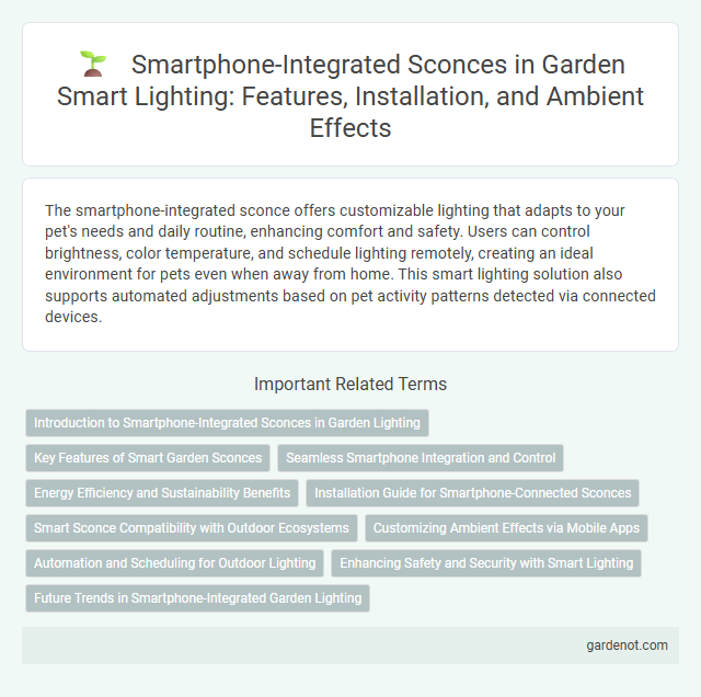 Smartphone-Integrated Sconces in Garden Smart Lighting: Features, Installation, and Ambient Effects