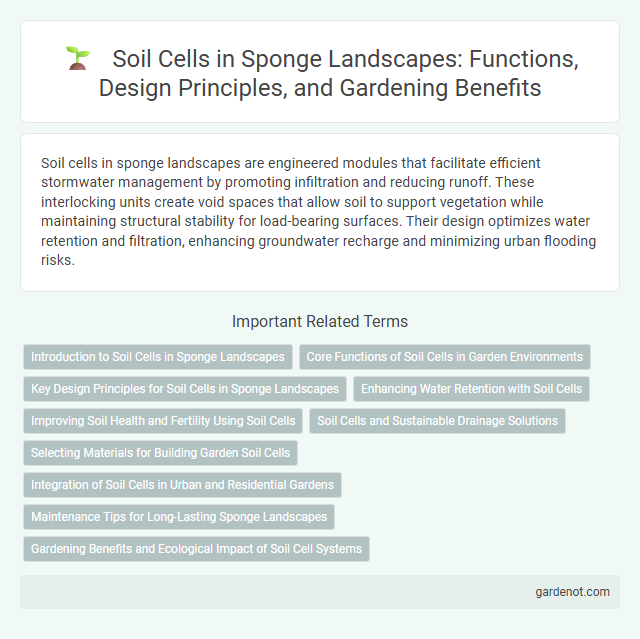 Soil Cells in Sponge Landscapes: Functions, Design Principles, and Gardening Benefits