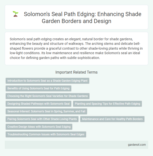 Solomon's Seal Path Edging: Enhancing Shade Garden Borders and Design